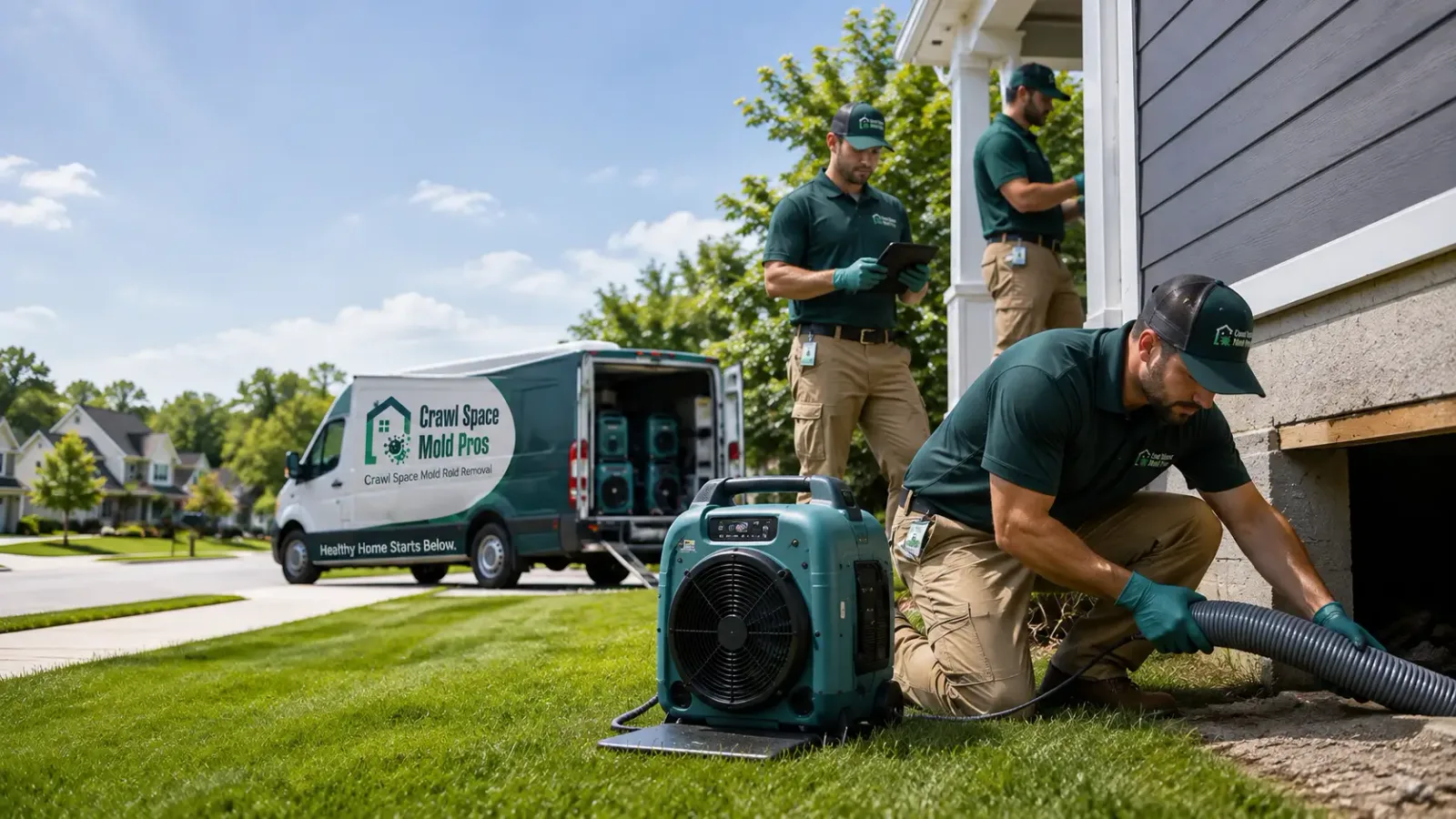 Crawl Space Mold Removal in Pingree, ND